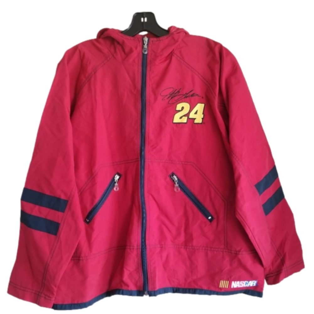 Chase Jeff Gordon 24 Zippered Nascar Windbreaker Lightweight Size XLY